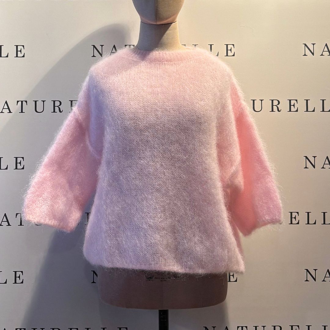 Trui For Her 9217 Mohair Lichtroze - Één Maat (nieuw!)